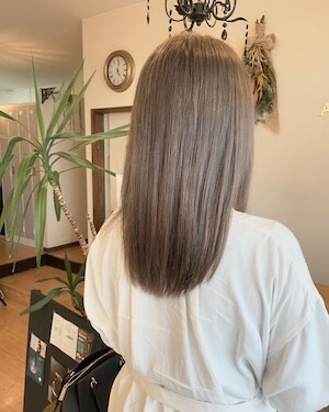 ストレートヘア